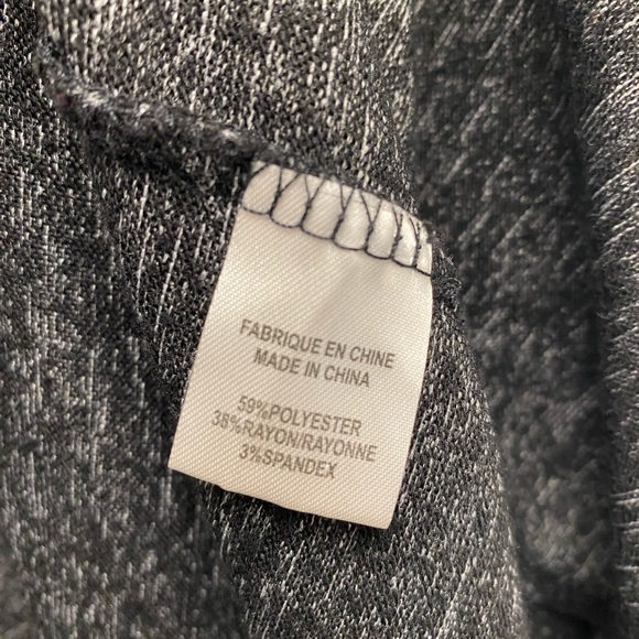 Women's Gray Open Front Cardigan - Picture 4 of 6